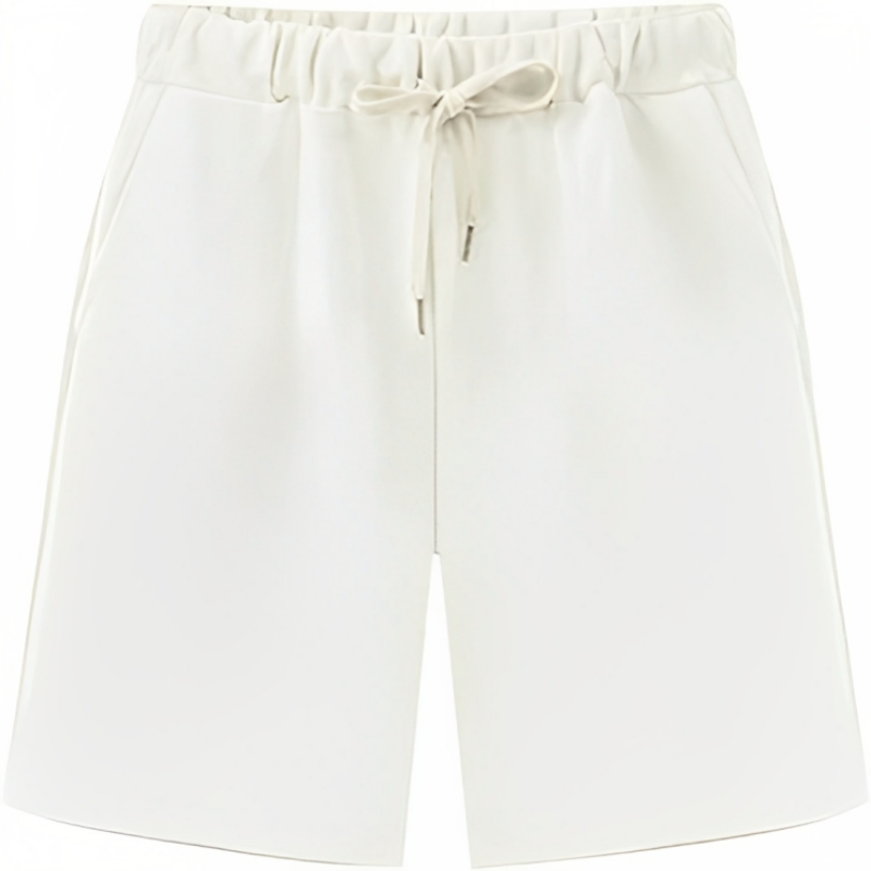 Heathered Drawstring Shorts