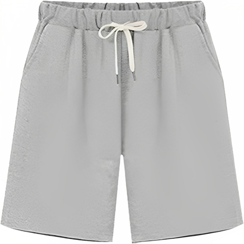 Heathered Drawstring Shorts
