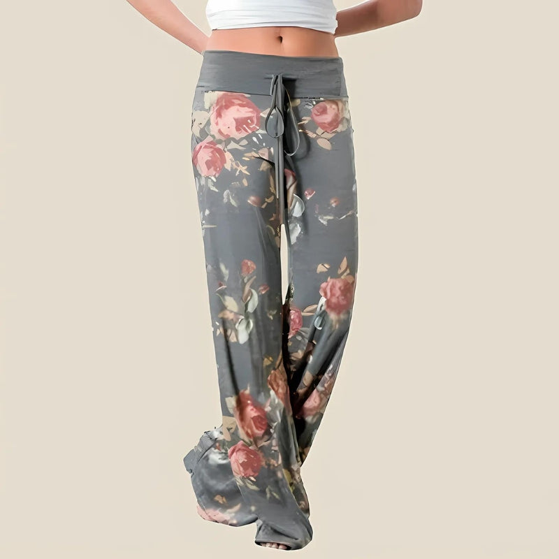 Blossom Print Leisure Trousers