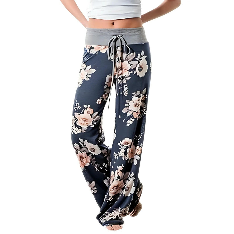 Blossom Print Leisure Trousers