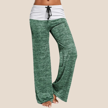 Emerald Comfort Wide-Leg Pants