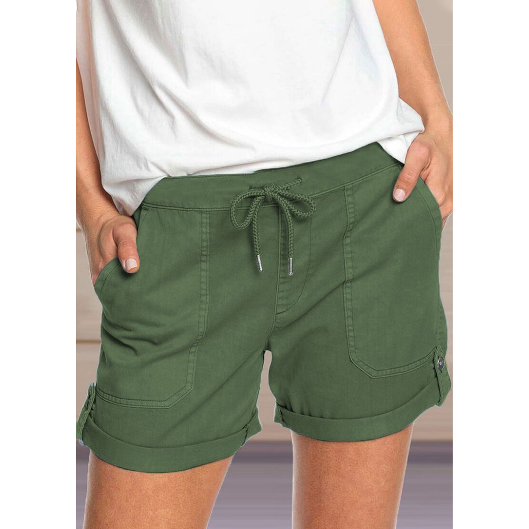 Drawstring Utility Shorts