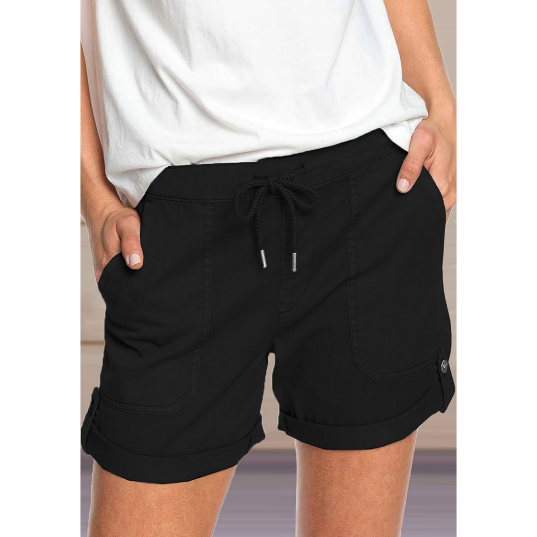 Drawstring Utility Shorts