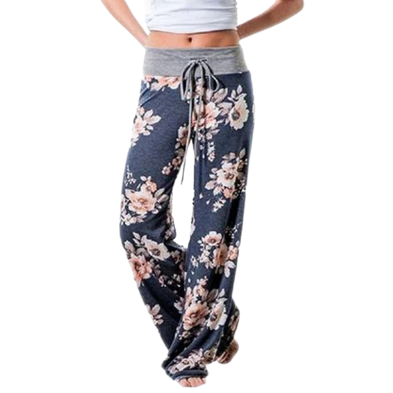 Blossom Print Leisure Trousers
