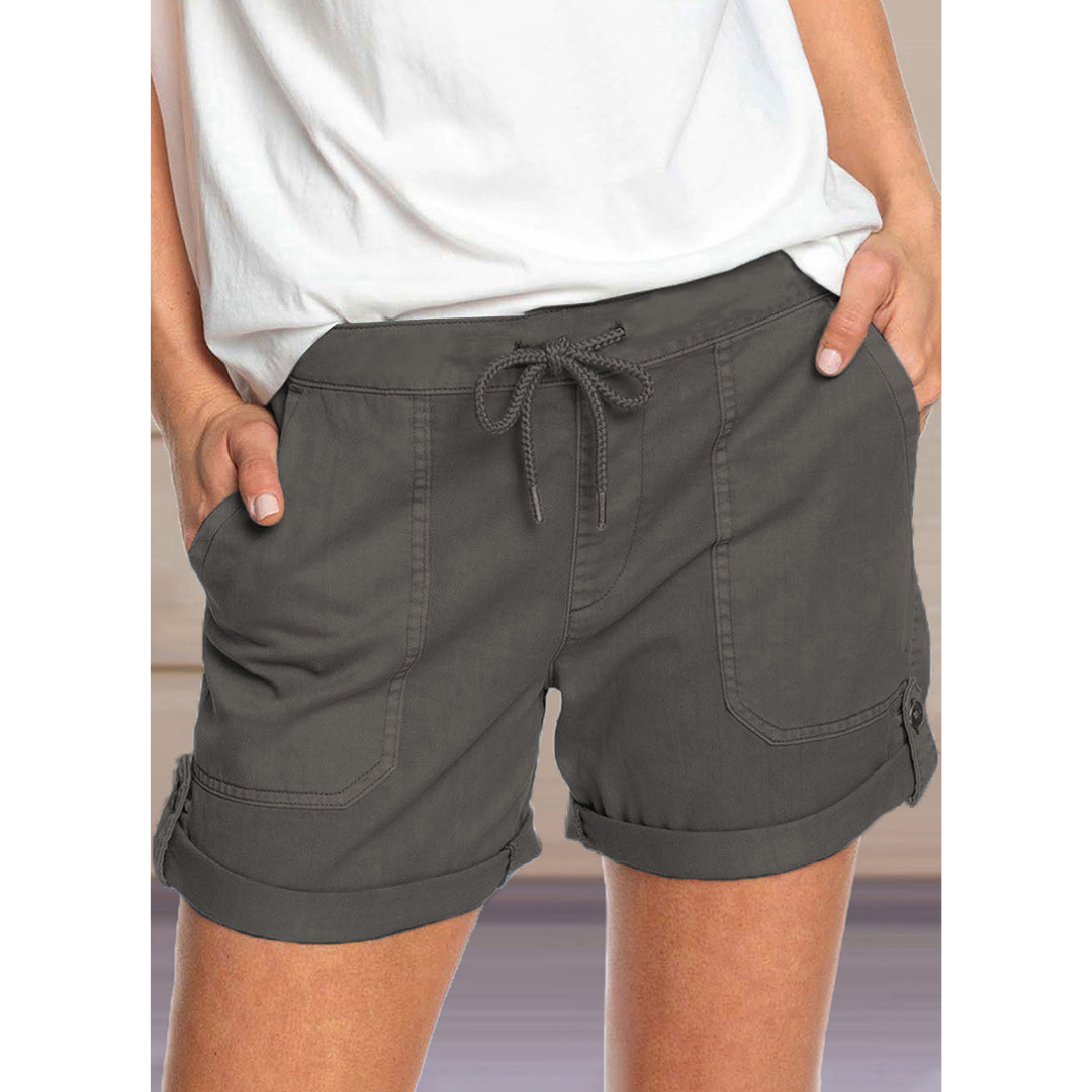 Drawstring Utility Shorts